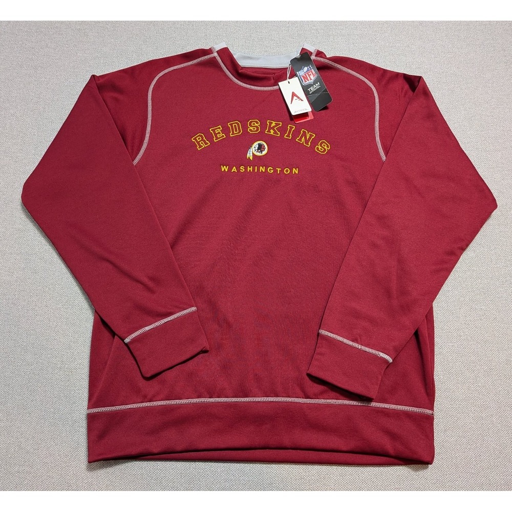 Antigua NFL Washington Redskins Sweatshirt Men's L Volt Licensed Merch NWT
